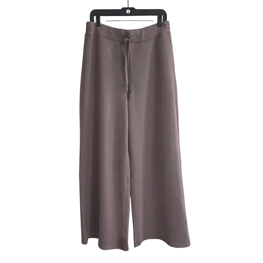 SPANX AirEssentials Wide Leg Pants Women'sโ Size XL Smoke Neutral Casual Lounge